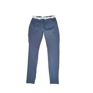 PCheeBum Scrunch Butt 7/8 Leggings Women's Size M Gray Elastic Waist Mid Rise